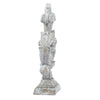 Deki Sculptural Tabletop Decor | Baroque Inspired Crested Arrow | Gray