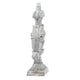 Deki Sculptural Tabletop Decor | Baroque Inspired Crested Arrow | Gray
