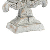 Deki Sculptural Tabletop Decor | Baroque Inspired Crested Arrow | Gray
