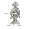 Deki Sculptural Tabletop Decor | Baroque Inspired Crested Arrow | Gray
