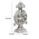 Deki Sculptural Tabletop Decor | Baroque Inspired Crested Arrow | Gray
