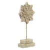 Deki Sculptural Tabletop Decor | Ice Flake Accent Star Shape | Gray