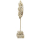 Deki Sculptural Tabletop Decor | Ice Flake Accent Star Shape | Gray