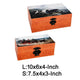 Storage Box Set of 2 | Hunting Dogs & Horse Drawn Carriage Print | Brown