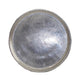 Decorative Plate | Rustic Textured Distress Silver Aluminum 10" Round