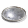 Decorative Plate | Rustic Textured Distress Silver Aluminum 10" Round