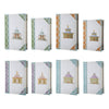 Meer Book Storage Box Set of 8 | Chinoiserie Architectural Design | White