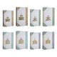 Meer Book Storage Box Set of 8 | Chinoiserie Architectural Design | White