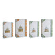 Meer Book Storage Box Set of 8 | Chinoiserie Architectural Design | White