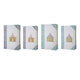 Meer Book Storage Box Set of 8 | Chinoiserie Architectural Design | White