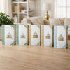Meer Book Storage Box Set of 8 | Chinoiserie Architectural Design | White