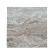 Levi Side End Table | 15" Square Top | Geometric Gray Marble Base
