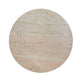 Levi Side End Table | 15" Round Top | Geometric Gray Marble Base