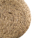 Vin Accent Ottoman | 15" Round | Natural Water Hyacinth Woven Rope