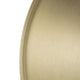 Siny Accent Side End Table | 16" Round Gold Top | White Stacked Balls Base