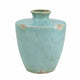 Tery Decorative Flower Vase | 10" | Glazed Blue Patina Terracotta