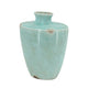 Tery Decorative Flower Vase | 10" | Glazed Blue Patina Terracotta