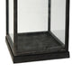 Jeny Display Box Set of 2 | Square Clear Glass with Black Fir Wood Frame