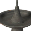 Fia Votive Candle Holder 4 Glass Cups | Black Metal Base with Finial Top