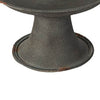 Fia Votive Candle Holder 4 Glass Cups | Black Metal Base with Finial Top