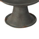 Fia Votive Candle Holder 4 Glass Cups | Black Metal Base with Finial Top