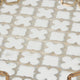 Amy Decorative Serving Tray | 16" Round Patterned Glass | Gold Metal