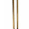Dani Side End Table | Square Black Marble Top & Base | C Shape | 13"