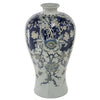 Rayn Decorative Urn | Blue White Chinoiserie Art | 24" Porcelain