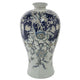 Rayn Decorative Urn | Blue White Chinoiserie Art | 24" Porcelain