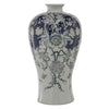 Rayn Decorative Urn | Blue White Chinoiserie Art | 24" Porcelain