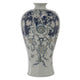 Rayn Decorative Urn | Blue White Chinoiserie Art | 24" Porcelain