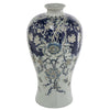 Rayn Decorative Urn | Blue White Chinoiserie Art | 24" Porcelain