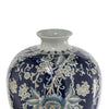 Rayn Decorative Urn | Blue White Chinoiserie Art | 24" Porcelain