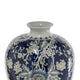 Rayn Decorative Urn | Blue White Chinoiserie Art | 24" Porcelain