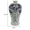 Rayn Decorative Urn | Blue White Chinoiserie Art | 24" Porcelain