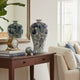 Rayn Decorative Urn | Blue White Chinoiserie Art | 24" Porcelain