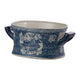Porcelain Decorative Planter Pots Set of 2 | White Blue | 20, 14"
