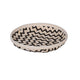 Mona Organic Wash Trays Set of 3 | White Black Bamboo Woven Patterns