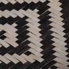 Mona Organic Wash Trays Set of 3 | White Black Bamboo Woven Patterns
