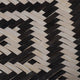 Mona Organic Wash Trays Set of 3 | White Black Bamboo Woven Patterns