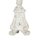 Jewa Vintage Pillar Candle Holder | 25" Distressed White Magnesia