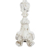 Jewa Vintage Pillar Candle Holder | 28" Speckled White Magnesia
