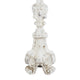 Jewa Vintage Pillar Candle Holder | 28" Speckled White Magnesia