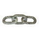Tabletop Accent Chain Link Sculpture | 14" Natural Off Green Stone