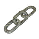 Tabletop Accent Chain Link Sculpture | 14" Natural Off Green Stone