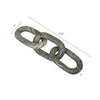 Tabletop Accent Chain Link Sculpture | 14" Natural Off Green Stone