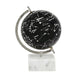 Decorative Constellation Globe | Black | White Marble Base | 12"