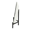 Decorative Charger Plate with Stand | Black & White Ceramic | 18"