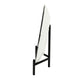 Decorative Charger Plate with Stand | Black & White Ceramic | 18"