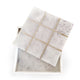 Leza Tic Tac Toe Game Set | White Marble with Gold Inlay | 12"